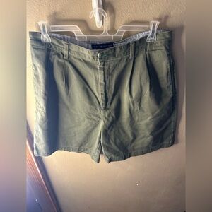 Mens Vintage Tommy Hilfiger 100% Cotton Green Shorts Size 36